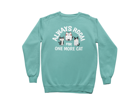 Always Room for One More Cat Sweatshirt