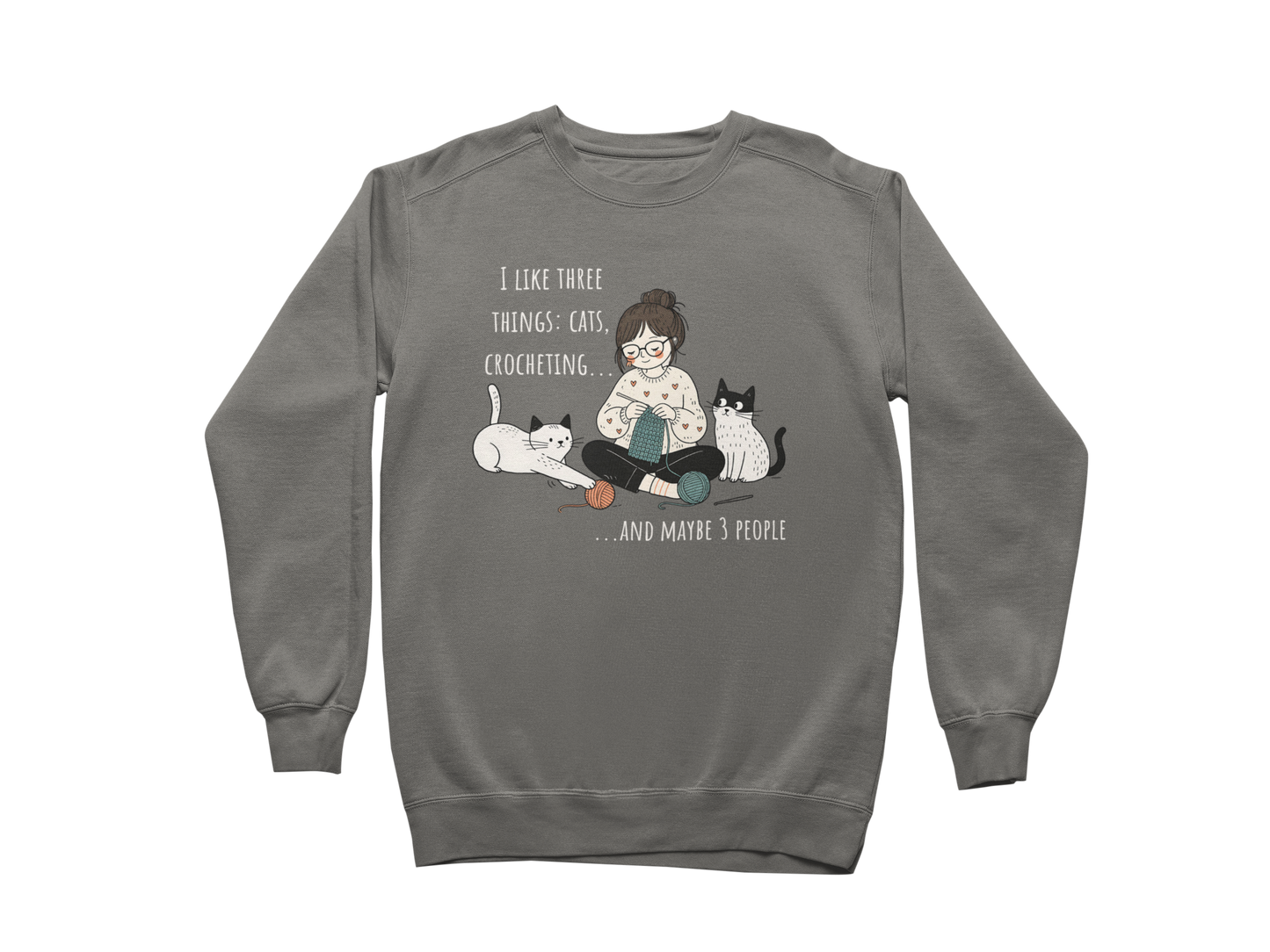 Cats and Crochet Cat Sweatshirt