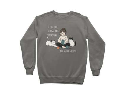Cats and Crochet Cat Sweatshirt