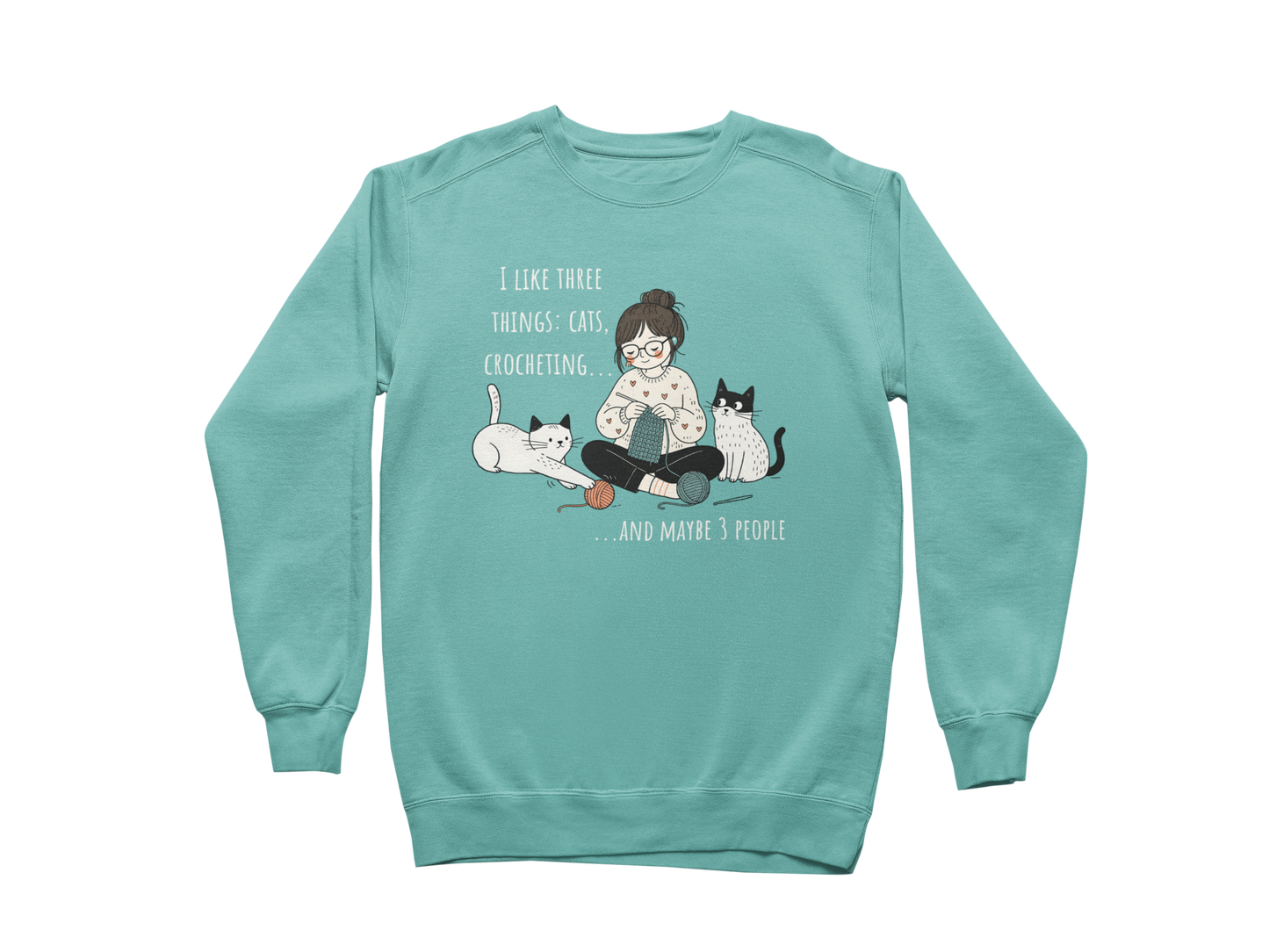Cats and Crochet Cat Sweatshirt
