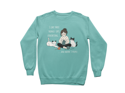 Cats and Crochet Cat Sweatshirt