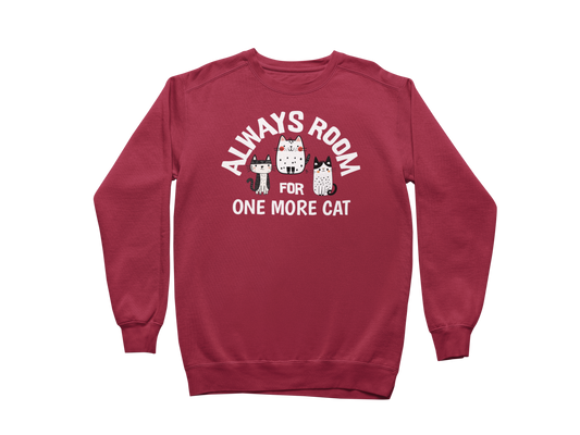 Always Room for One More Cat Sweatshirt