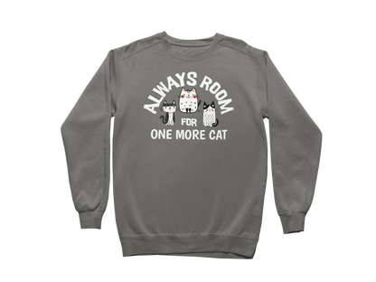 Always Room for One More Cat Sweatshirt