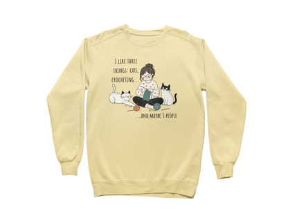 Cats and Crochet Cat Sweatshirt