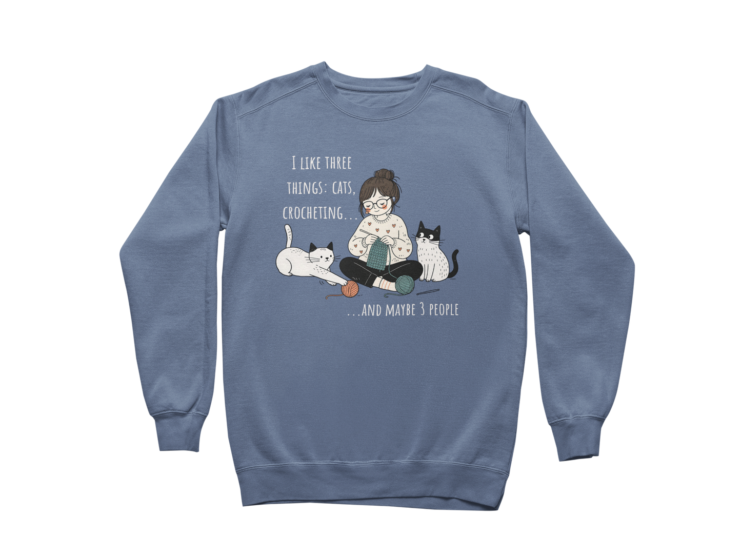 Cats and Crochet Cat Sweatshirt