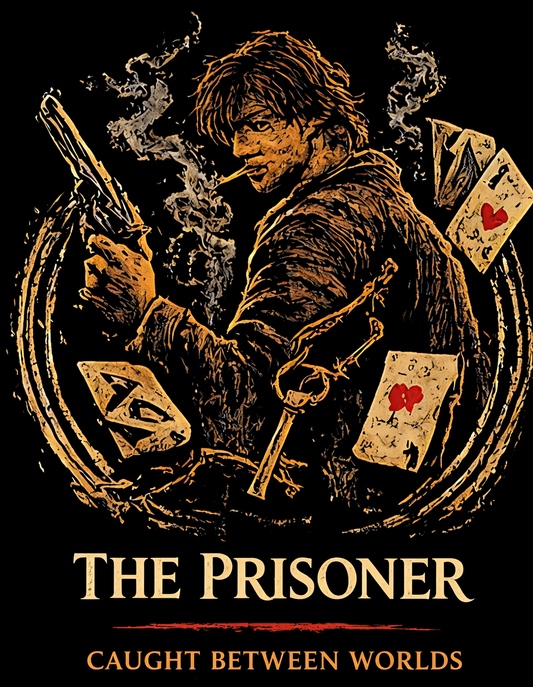 The Prisoner Tee – Dark Western Outlaw Graphic T-Shirt