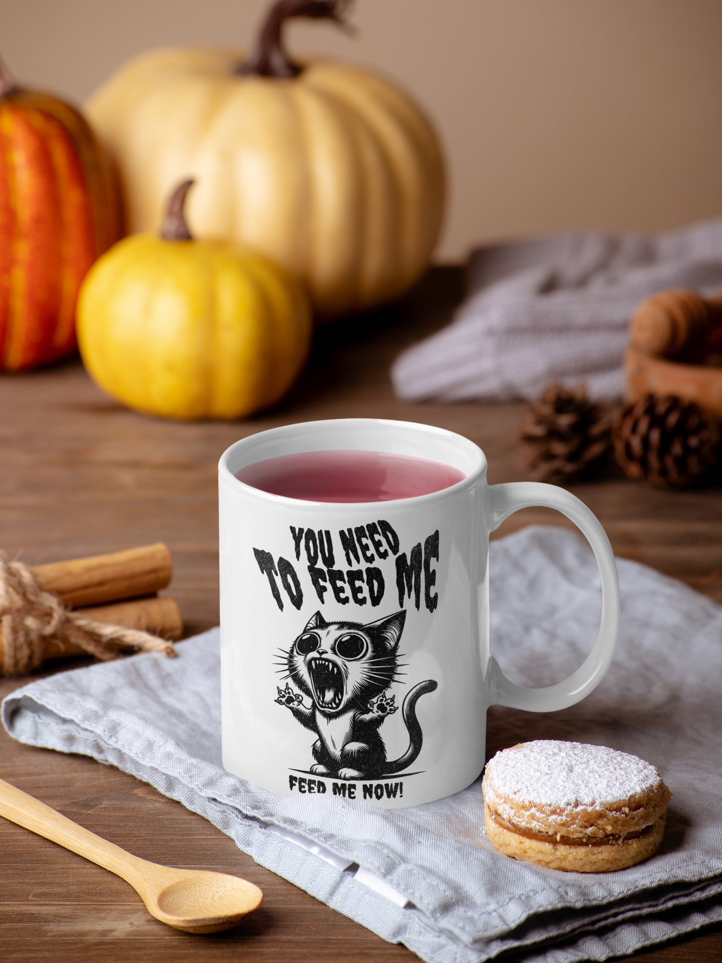 Feed Me Now Mug