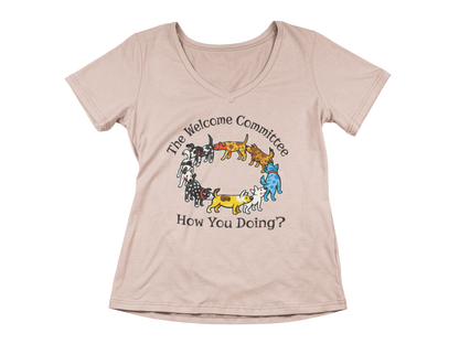 The Welcome Committee – Women's V-Neck