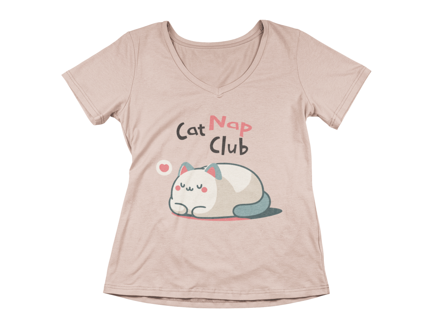Cat Nap Club Women’s V-Neck