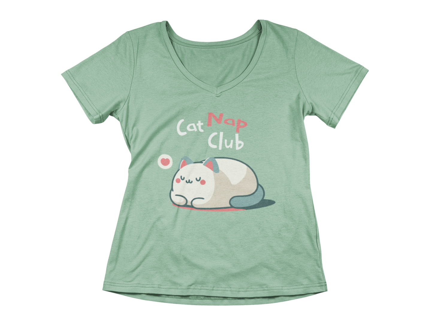 Cat Nap Club Women’s V-Neck