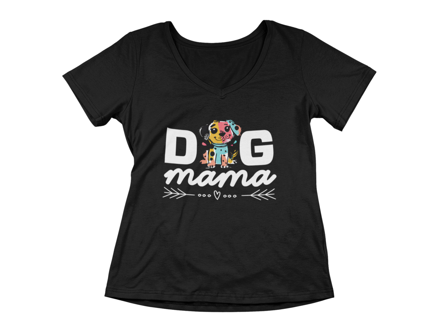 Dog Mama – Woman's V-Neck