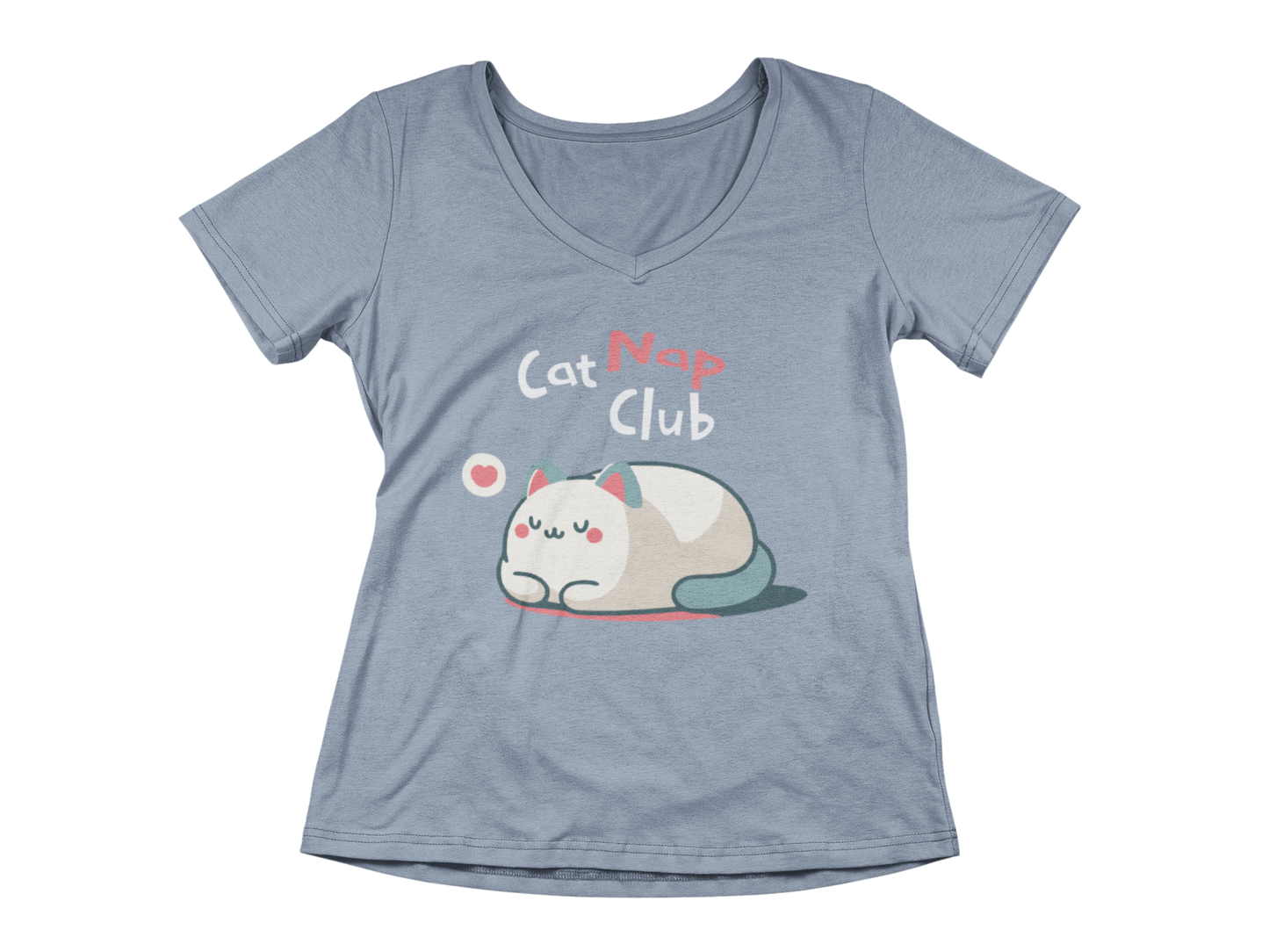 Cat Nap Club Women’s V-Neck
