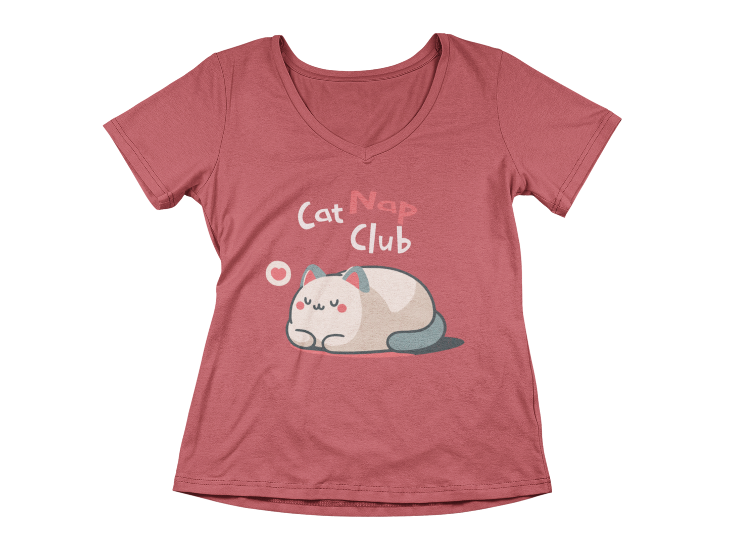 Cat Nap Club Women’s V-Neck