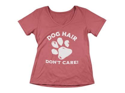 Dog Hair Don't Care Women’s V-Neck