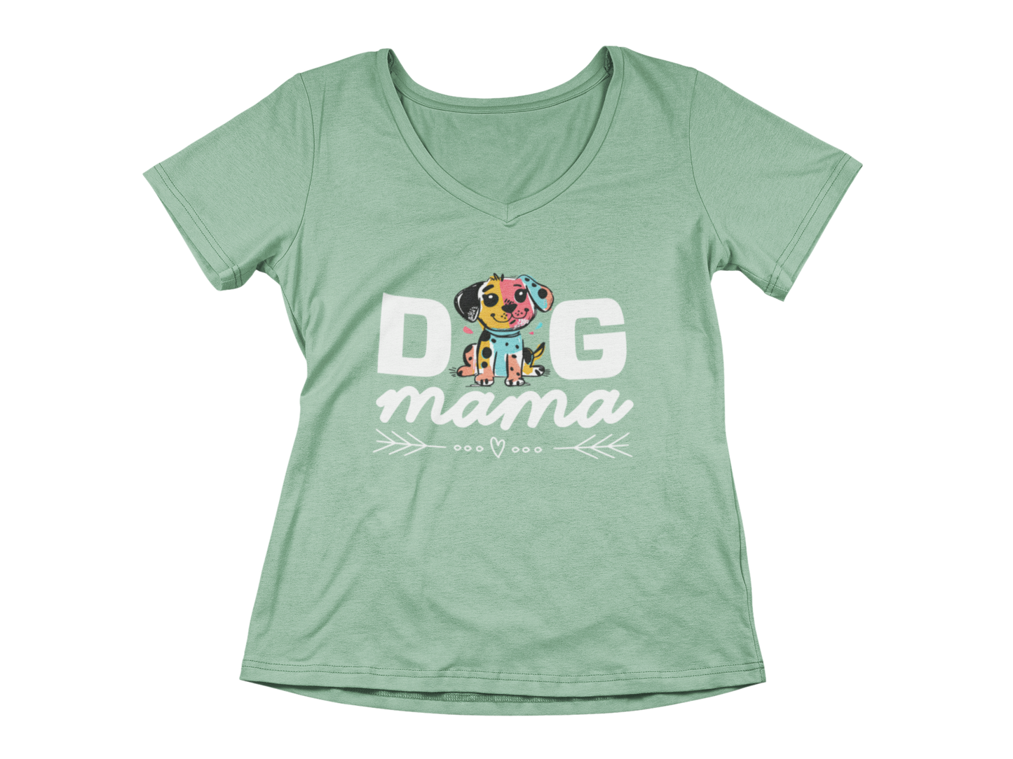Dog Mama – Woman's V-Neck