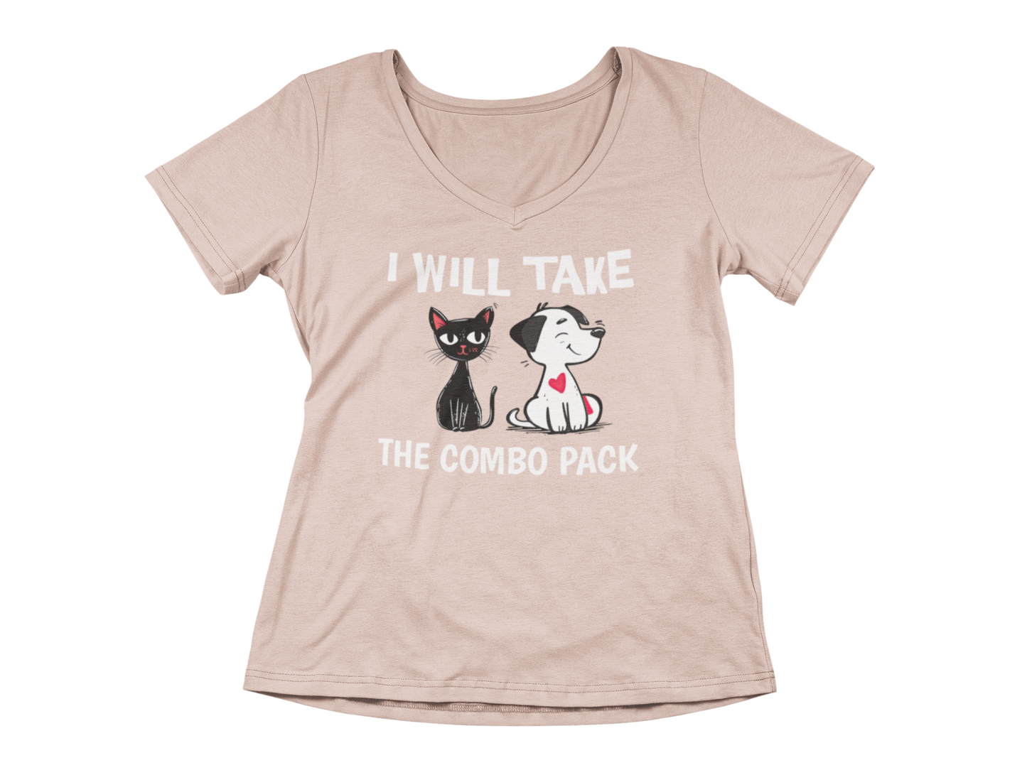 I Will Take the Combo Pack Women's V-Neck