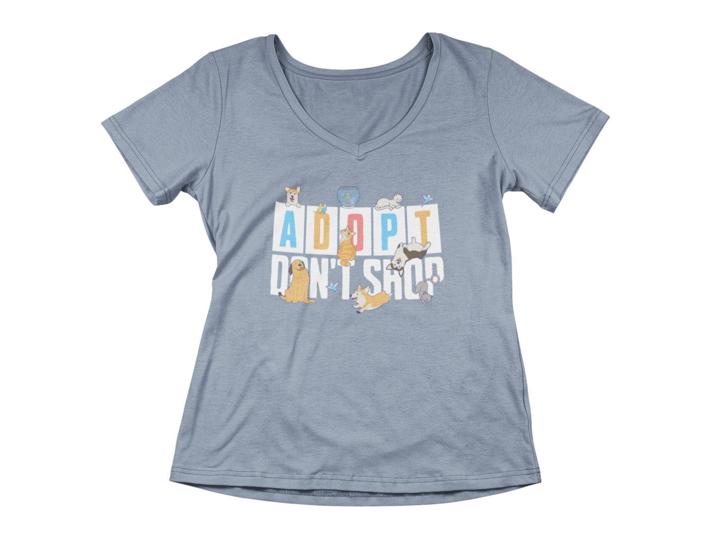 Adopt Don't Shop Women’s V-Neck