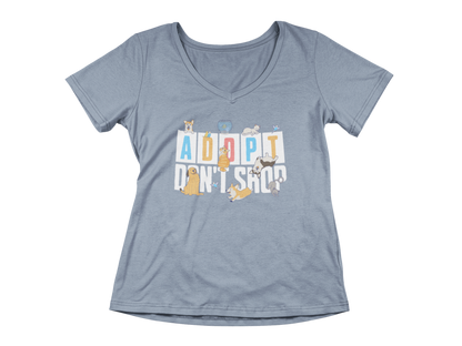 Adopt Don't Shop Women’s V-Neck