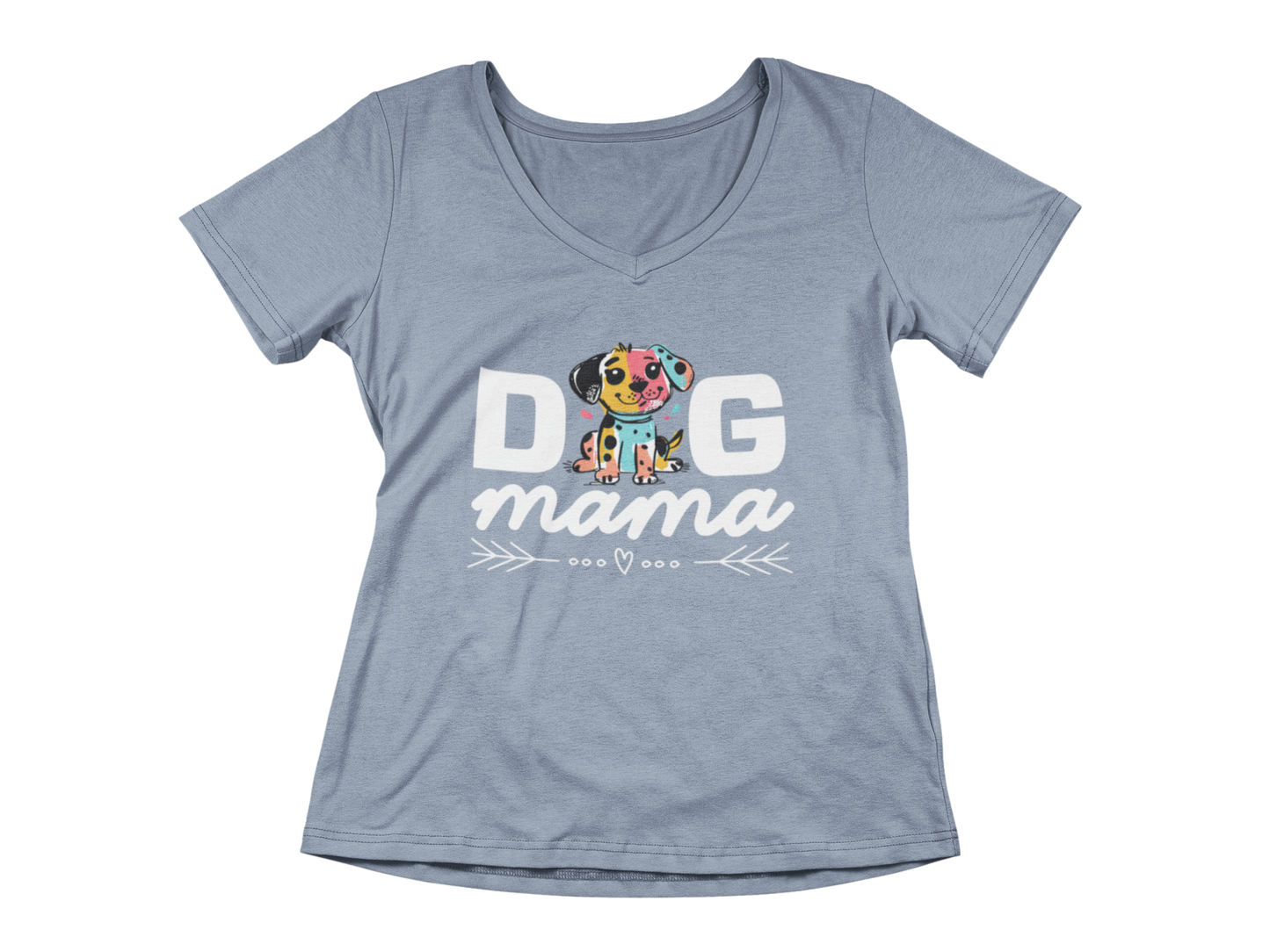 Dog Mama – Woman's V-Neck