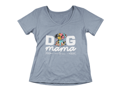 Dog Mama – Woman's V-Neck