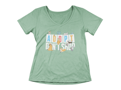 Adopt Don't Shop Women’s V-Neck