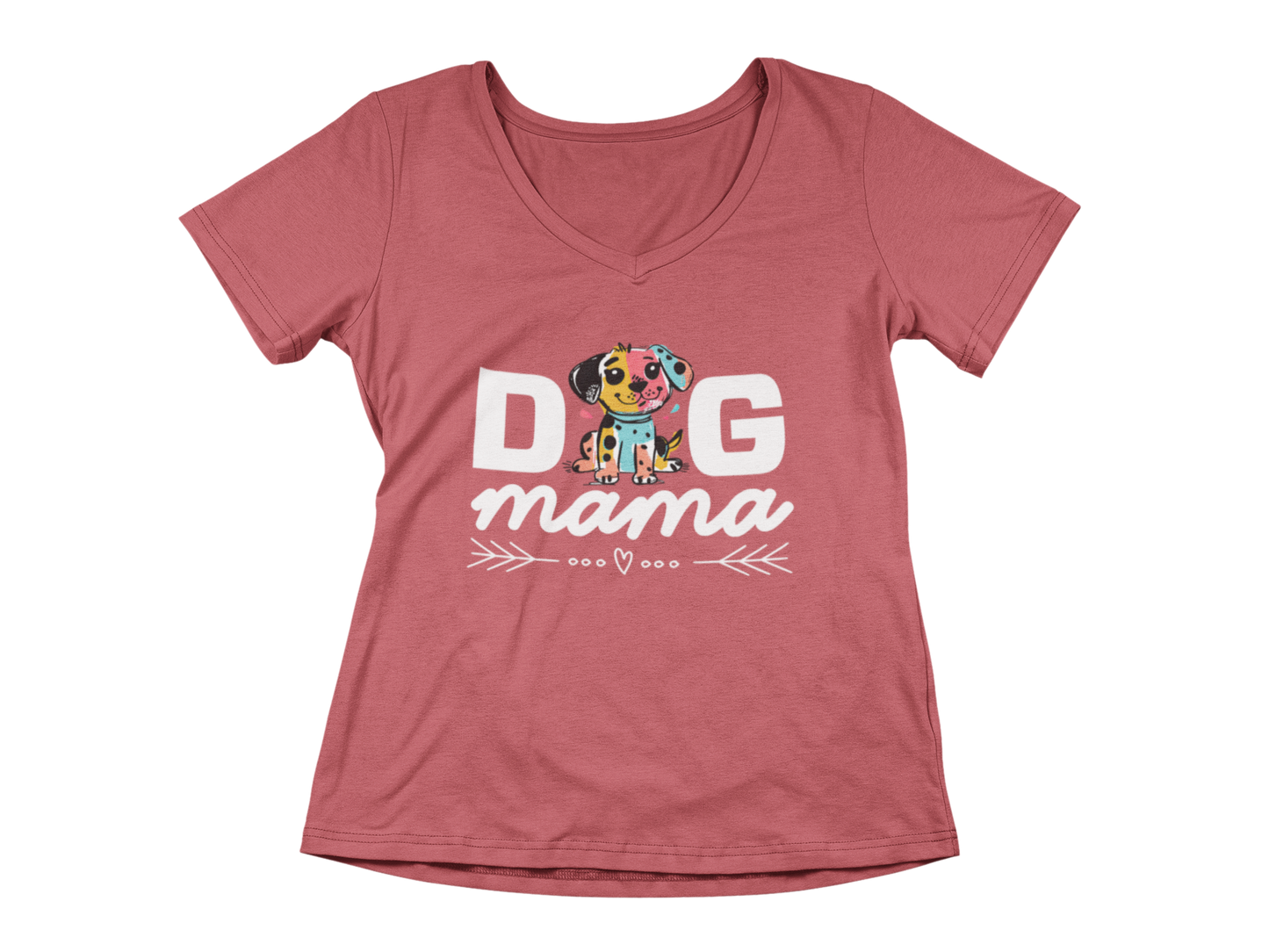 Dog Mama – Woman's V-Neck