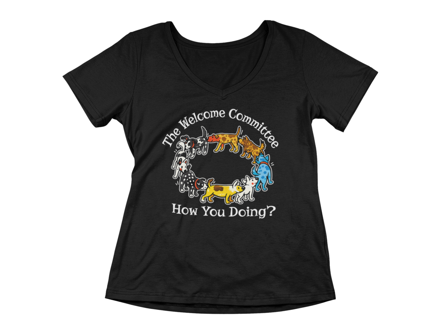 The Welcome Committee – Women's V-Neck