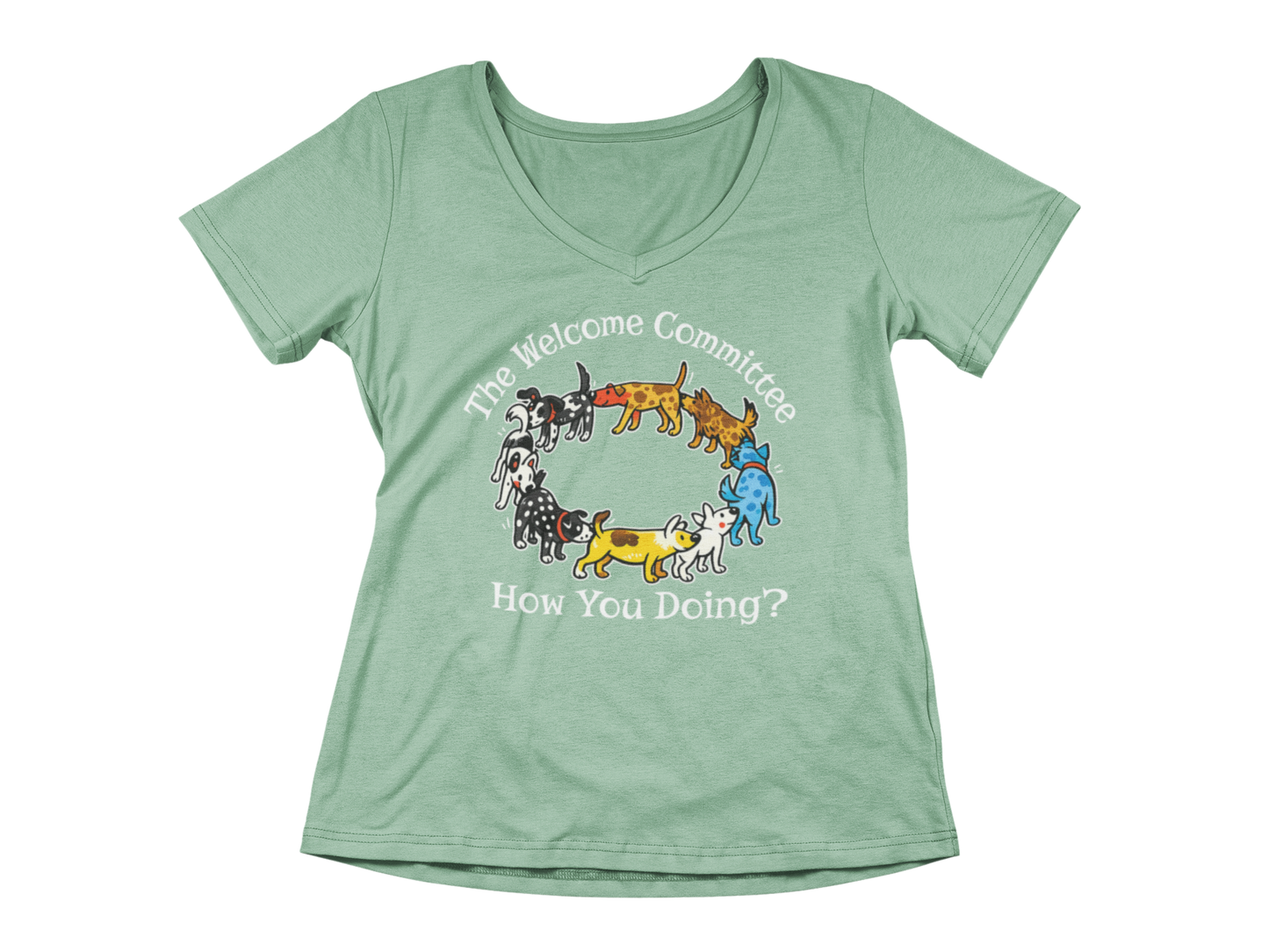 The Welcome Committee – Women's V-Neck