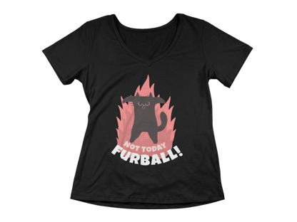 Not Today Furball Women’s V-Neck