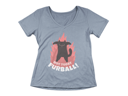 Not Today Furball Women’s V-Neck