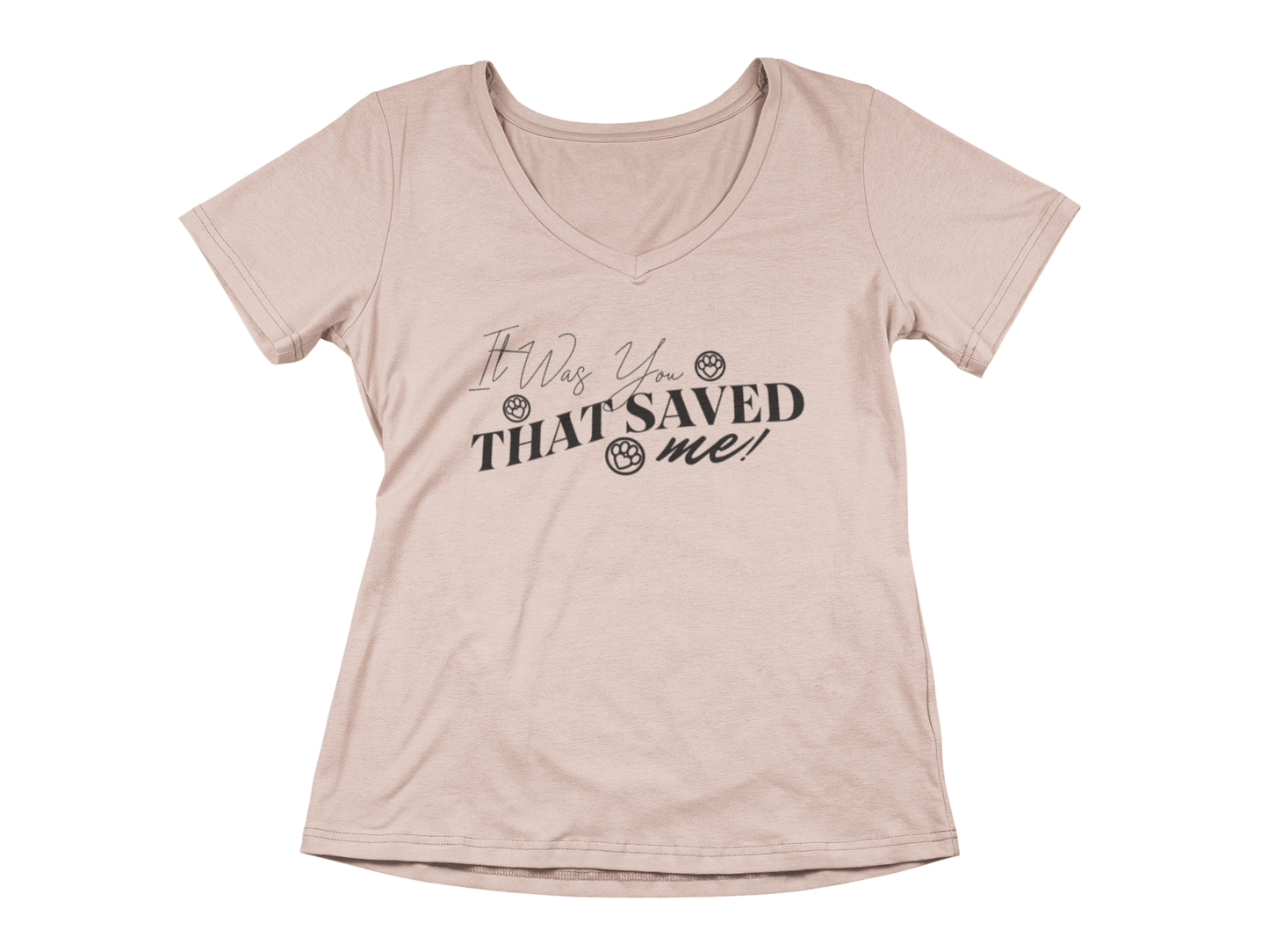 It Was You That Saved Me! Women’s V-Neck