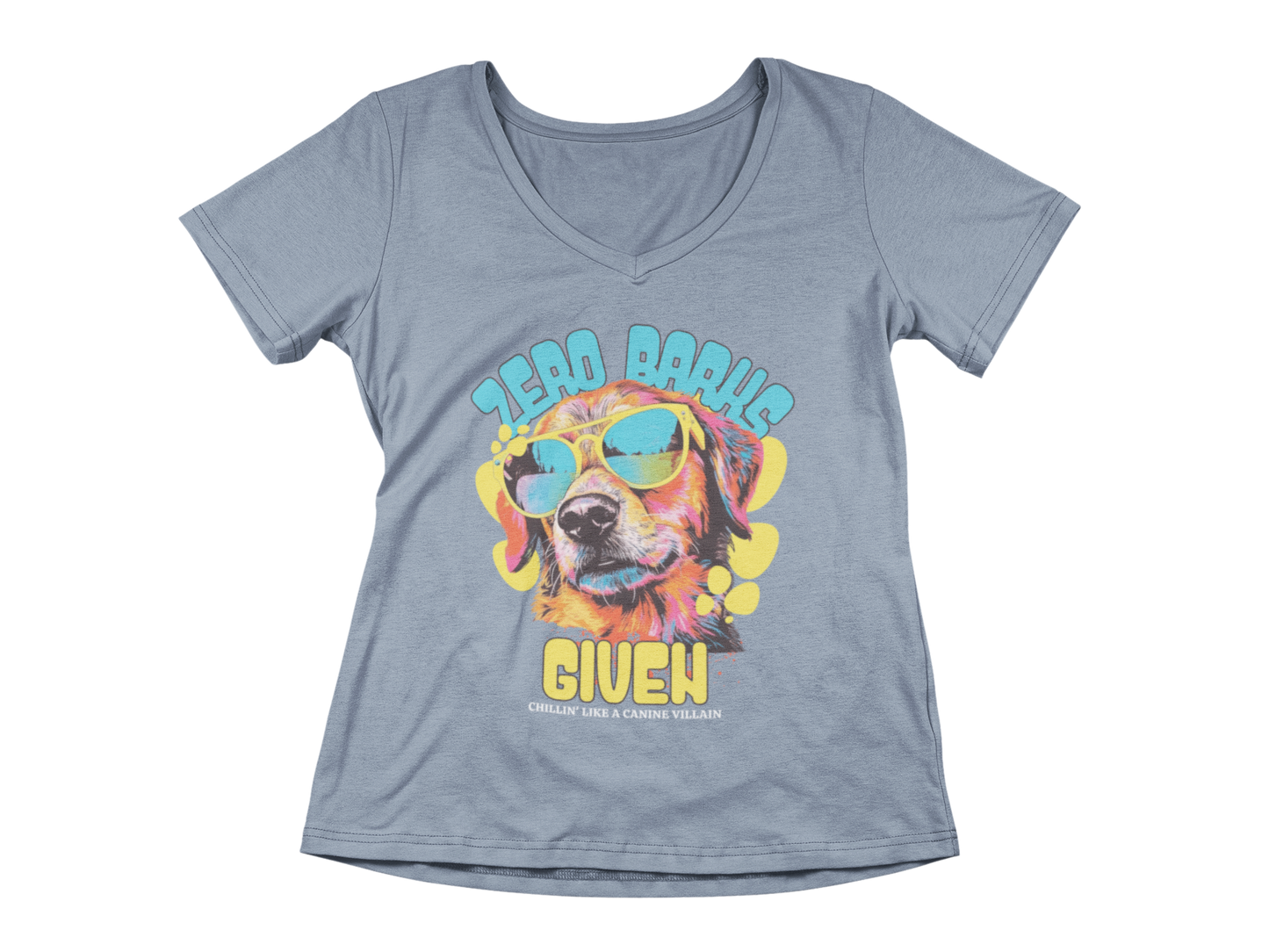 Zero Barks Given Women’s V-Neck