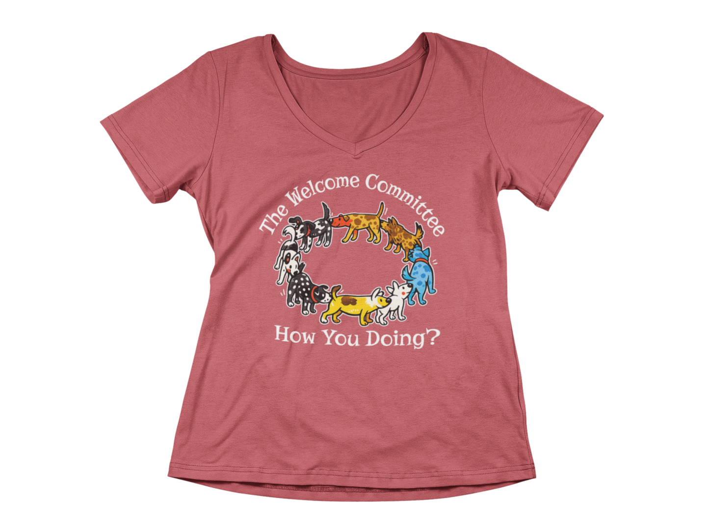 The Welcome Committee – Women's V-Neck
