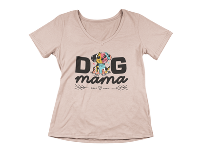 Dog Mama – Woman's V-Neck