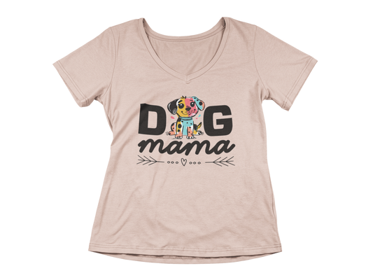 Dog Mama – Woman's V-Neck