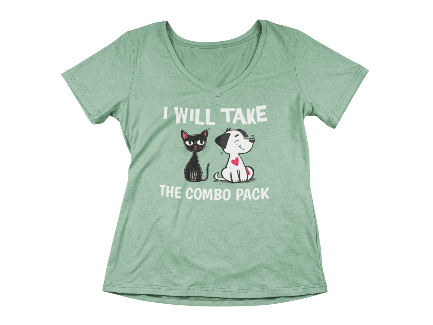 I Will Take the Combo Pack Women's V-Neck