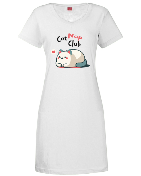Cat Nap Club Tee Night Shirt